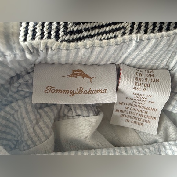 Tommy Bahama Baby Boy Seersucker Outfit | 12M | 4 piece set - Picture 8 of 9
